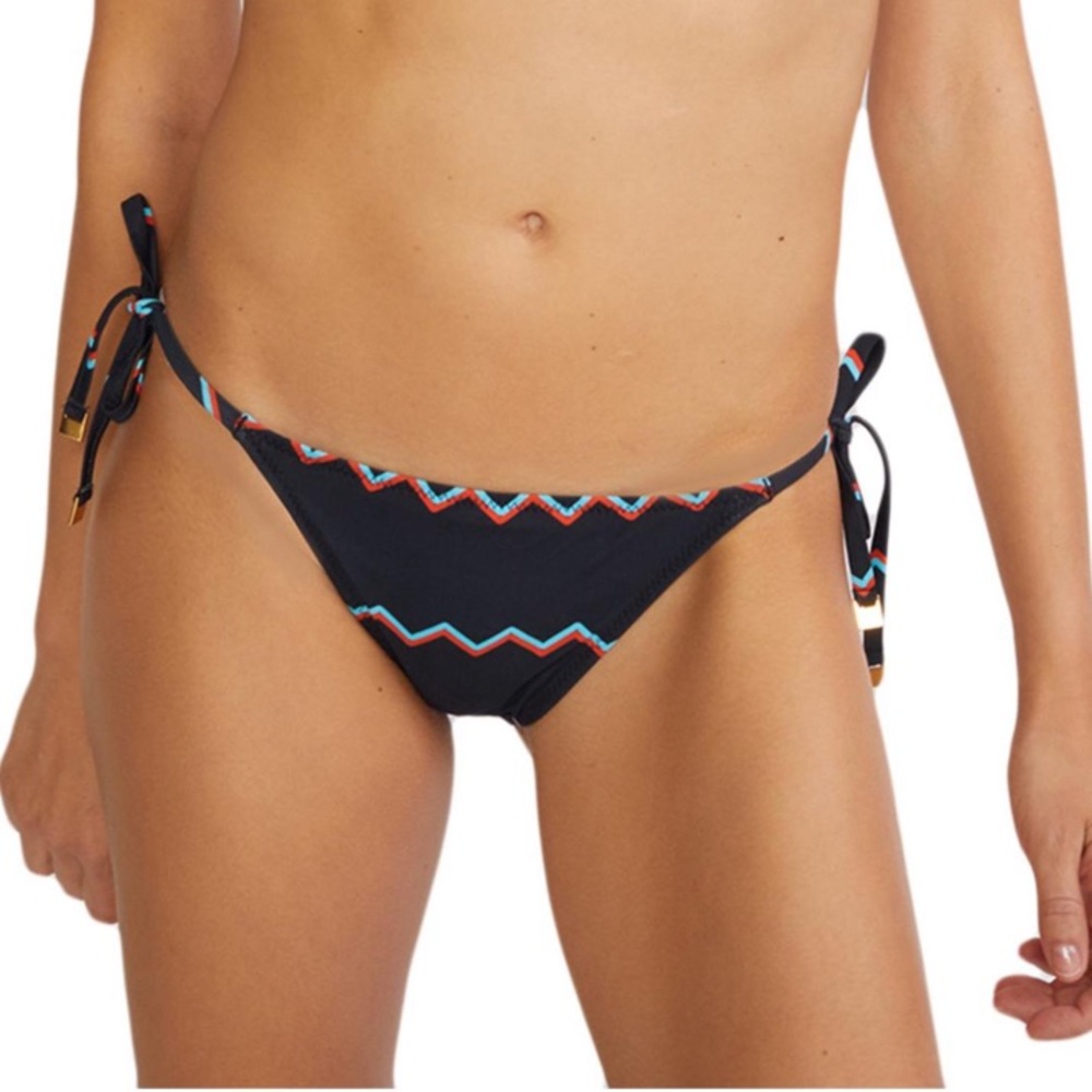 Cynthia Rowley Black Ziggy Bikini Bottom
